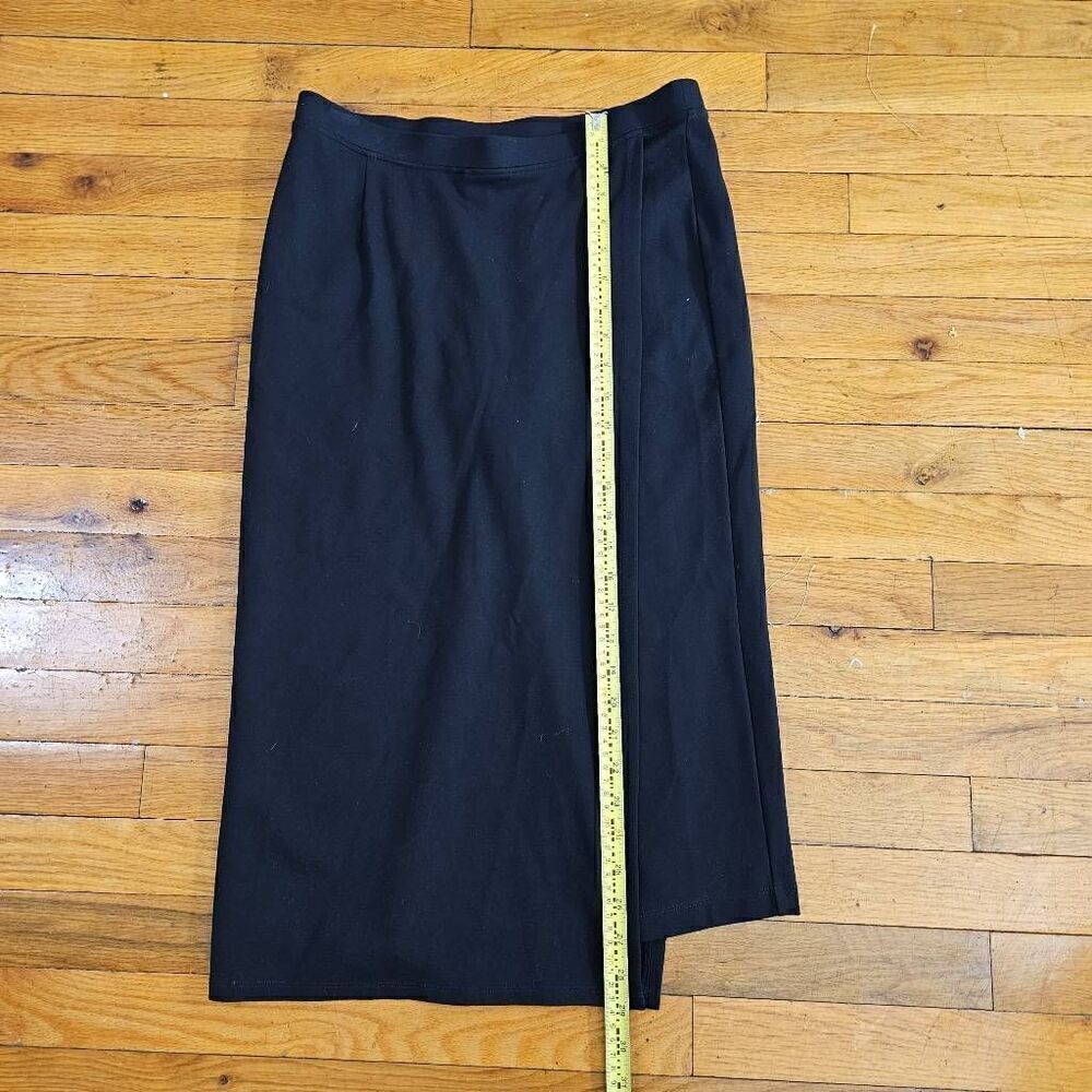 Betabrand Black Ponte Skirt Pants Medium Petite - Picture 4 of 7